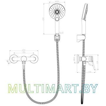 Смеситель Lemark Minima LM3803C картинка 2
